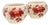 Large Antique Flower Pots Cachepots with Floral Decor, Set of 2 For Sale