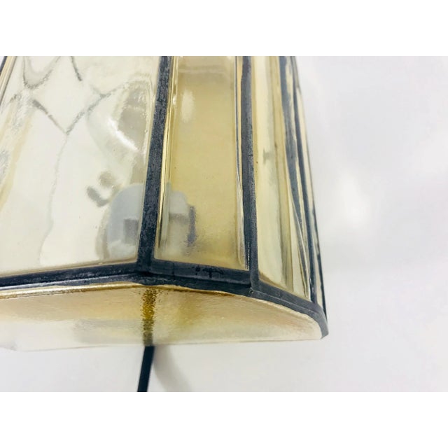 Transparent 1960s Mid-Century Modern Wall Lamp by Glashütte Limburg For Sale - Image 8 of 10