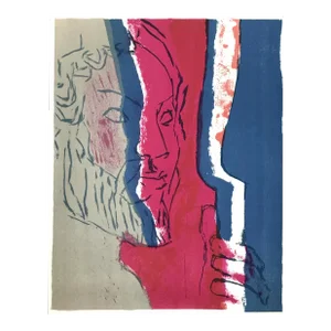 1959 Paul Guiramand Original Lithograph V1-9 Fernand Mourlot