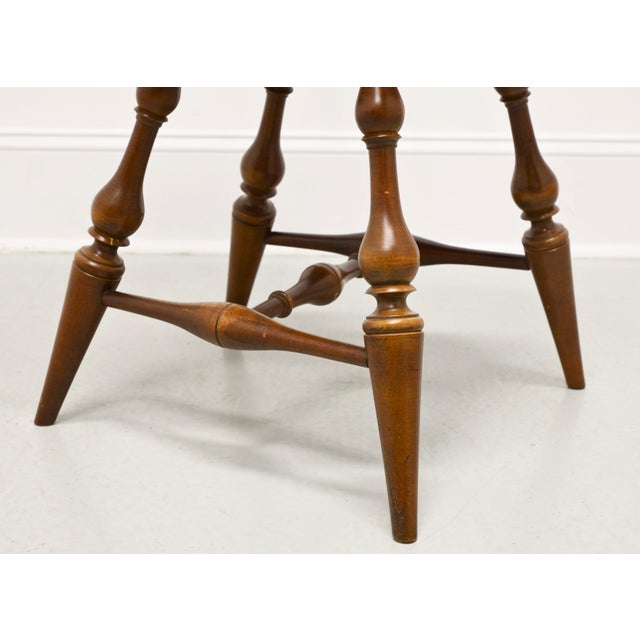 d.r. Dimes Cherry Finish Windsor Dining Side Chairs - Pair C For Sale - Image 9 of 12