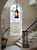 Murano Vintage Murano Black Window Pane Art Glass Chrome Pendant Light For Sale - Image 4 of 18