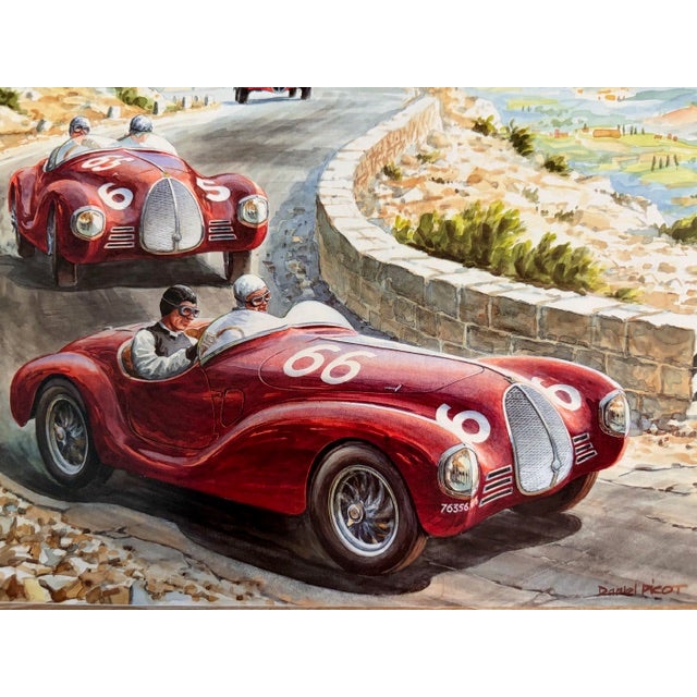 Ferrari Print Collection “Lot of 27” Litho (Printed in Germany) by Daniel Picot For Sale - Image 15 of 18