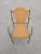 Brown American Wrought Iron and Brass Chair, 1950s For Sale - Image 8 of 11
