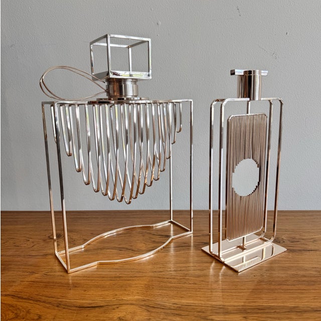 1990s Modern Perfune Bottles Factices Deco Revival Rose Gold Plated, 90s For Sale - Image 5 of 5