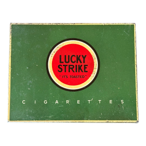 Vintage Lucky Strike Cigarettes Tin Box