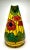 Late 20th Century Vintage Art Nouveau Tiffany Style "Poppy Flowers" Painted Ceramic Pitcher, Yellow, Red, and Navy Blue For Sale - Image 5 of 11