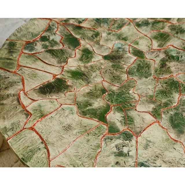 Ecorce Coffee Table in Ceramic with Cooper and Resin by Popus Editions For Sale - Image 4 of 6
