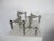 Space Age Sculptural Candle Holders from Nagel, Set of 6 For Sale - Image 4 of 4