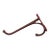 Vintage 7 1/2" Cast Iron Tack Room Wall Hook For Sale