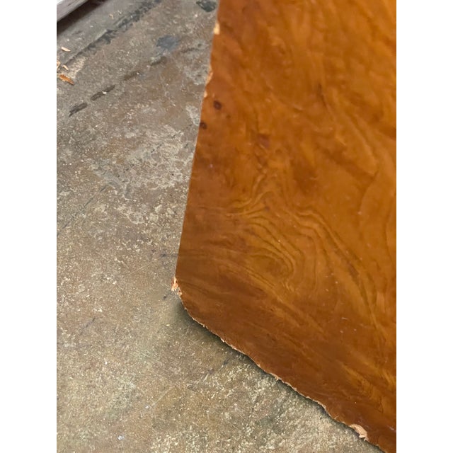 Wood "Skyscraper" Burled Elm and Chrome 6-Drawer Dresser, in the Style of Milo Baughman, C. 1970s. For Sale - Image 7 of 11