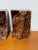 Contemporary 1970s Organic Modern Burl Wood Bookends – Sculptural Brutalist Studio Craft Pair For Sale - Image 3 of 9