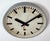 Large Grey Industrial Station Wall Clock from CTW, 1960s For Sale - Image 4 of 18