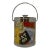 Mid 20th Century Small Polychrome Plastic and Chrome Italian Ice Bucket With Liquor Labels Design For Sale