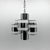 Mid-Century Italian Chrome Chandelier, 1960's For Sale - Image 8 of 15