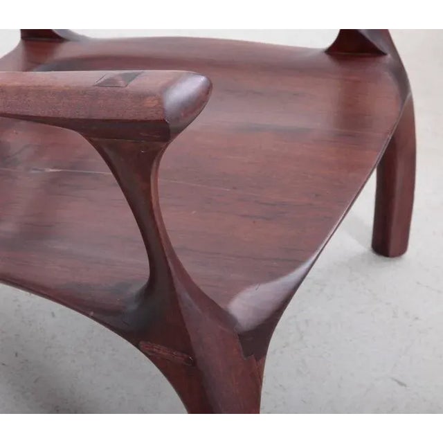 Studio Lounge Chair in Black Walnut by Ben Rouzie, 1960s For Sale - Image 6 of 11