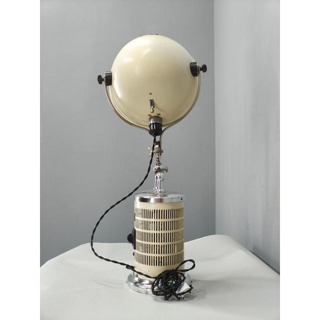 Bauhaus Adjustable Table Lamp by Hanau, Czechoslovakia, 1930s For Sale - Image 3 of 16