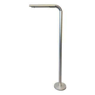 Adjustable S1 Floor Lamp in Aluminum by Rico & Rosemarie Baltensweiler, Switzerland, 1970s For Sale