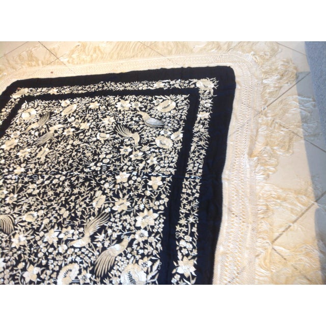 Handmade Embroidered Tablecloth, 1970s For Sale - Image 15 of 18