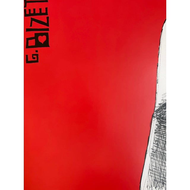 Carmen by Georges Bizet, Designed by L. Zebrowsk Opera Poster For Sale - Image 4 of 6