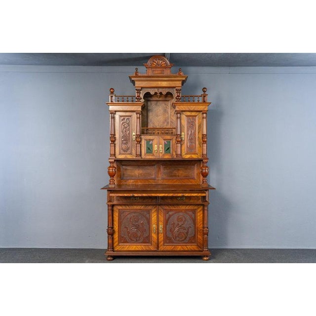 Wilhelminian Style Sideboard Cabinet, Late 1800s For Sale - Image 3 of 18