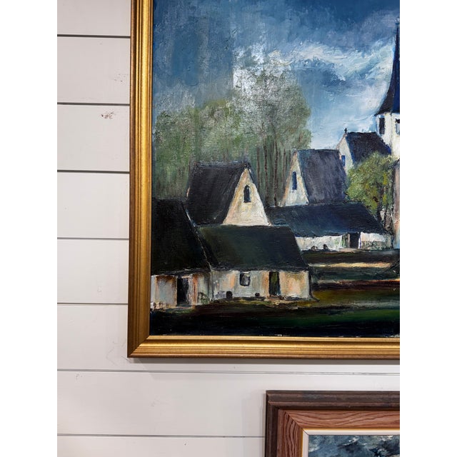 English 20th Century Oil on Canvas For Sale - Image 3 of 10