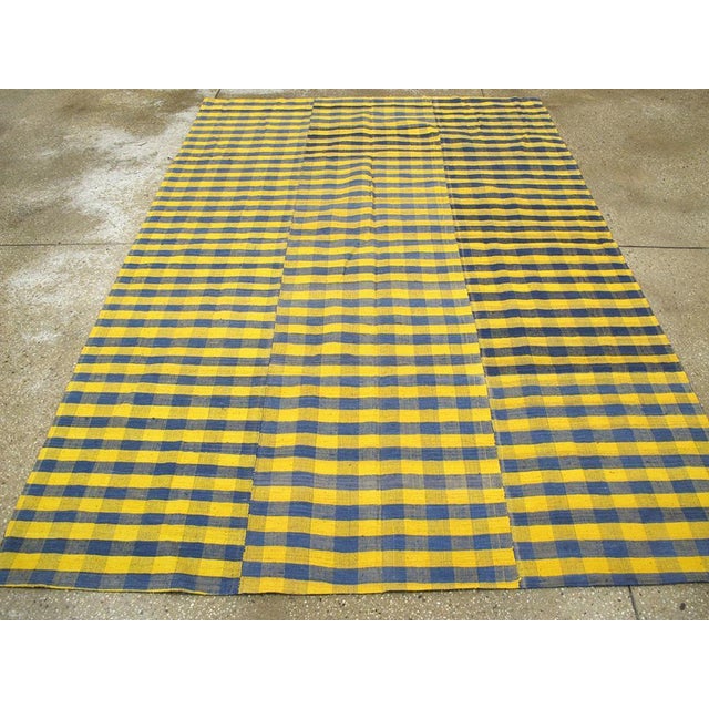 Mid 20th Century Galerie Shabab Collection Mid-20th Century Handmade Turkish Flat-Weave Kilim Accent Rug For Sale - Image 5 of 11