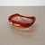 Italian Murano Glass Red-Yellow Bowl, 1970s For Sale - Image 3 of 18