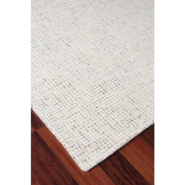 Textile Exquisite Rugs Melbourne Hand Loom Wool & Cotton Beige - 10'x14' For Sale - Image 7 of 9