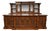 Victorian Hand-Carved Oak Front and Back Pub Bar, 1980 For Sale