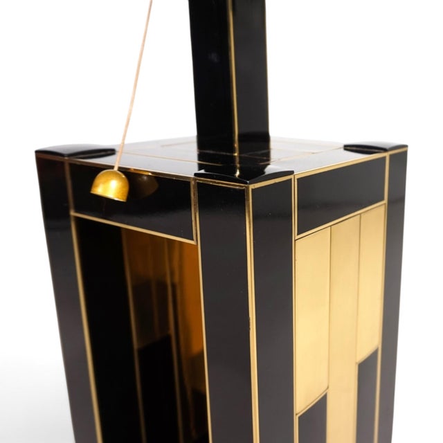 Black Vintage Hollywood Regency Table Lamp from Lumica, 1970 For Sale - Image 8 of 17