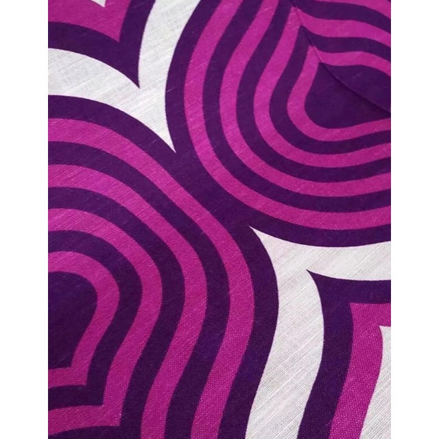 Mid-Century Modern Mid-Century Modern German Dekoplus Fabric Bale for Curtains, 1970s For Sale - Image 3 of 6