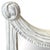 Antique White Faux Drapery Carved-Wood Overmantel Mirror For Sale - Image 8 of 12
