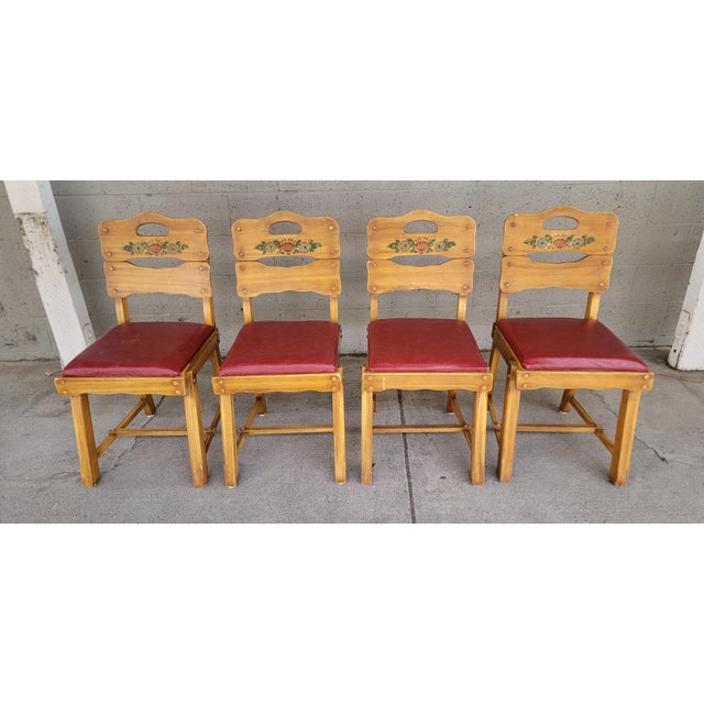 California Rancho Monterey Style Dining Set 1930's For Sale In San Francisco - Image 6 of 18