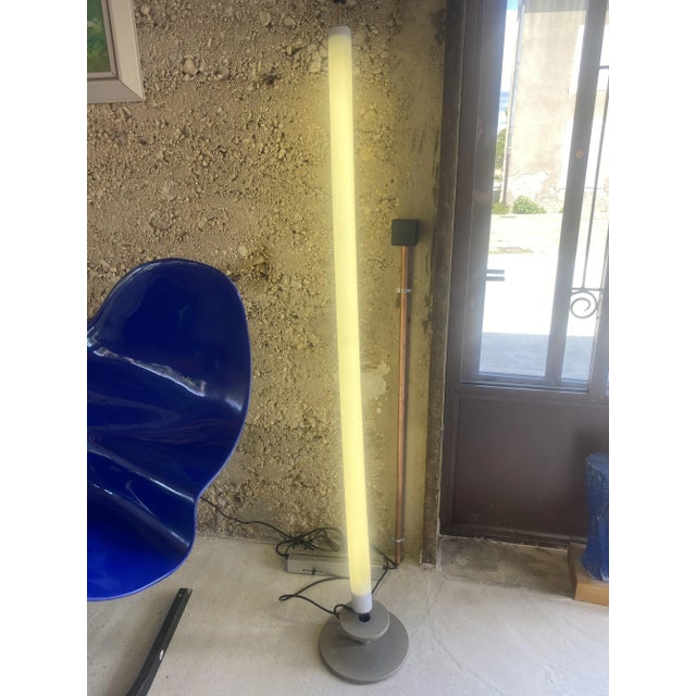 Neon on metal base Edition Palluco h 183 x D (base) 28cm 3 available European Plug (up to 250V).The wiring of this item...