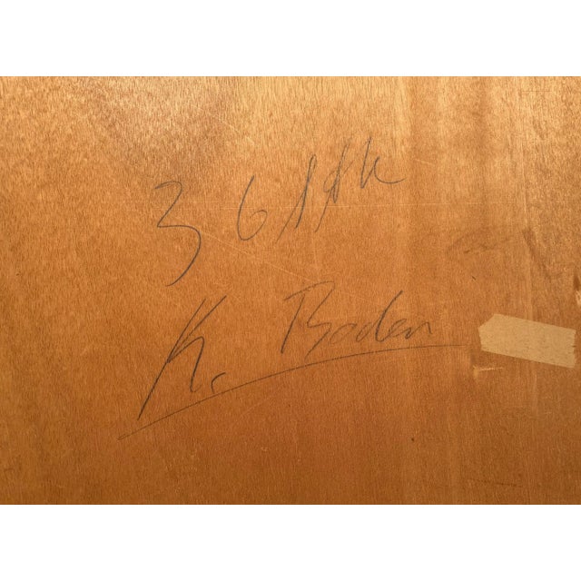 Mid-Century Modern Vintage 1940s Petite Swedish Sideboard Cabinet For Sale - Image 3 of 11