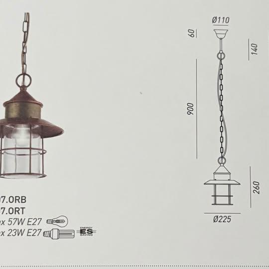 Bells in antiqued copper and frames in antiqued brass.