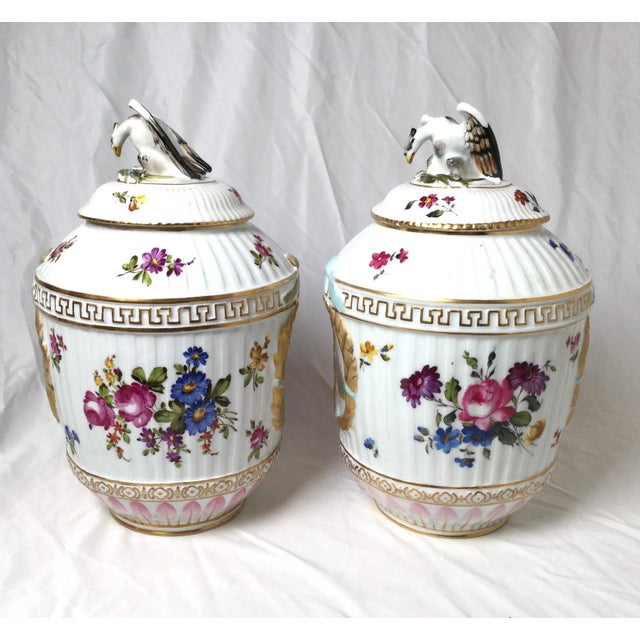 Late 19th Century KPM Porcelain Covered Jars - A Pair For Sale - Image 10 of 13