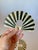 Art Deco 1980s Fan Shaped Capiz Shell Napkin Rings, Set of 6 For Sale - Image 3 of 15