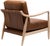 2020s Becki Owens x SURYA Gaviota Accent Chair Brown For Sale - Image 5 of 9