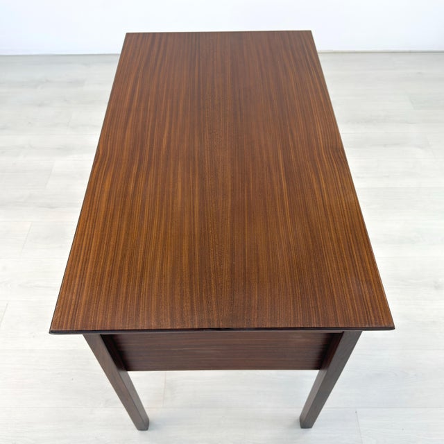 Brown Scandinavian Desk Manner of Borge Mogensen For Sale - Image 8 of 13