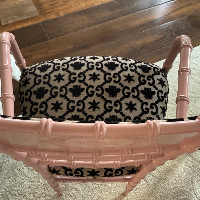 Gucci Chiavari Gg Bees Chair With Arm Rest For Sale - Image 11 of 12