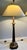 Classical Roman Vintage Pair of Maitland Smith Tall Black and Gold Column Style Table Lamps For Sale - Image 3 of 12