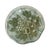 1970s Organic Modern Ruffled Clear Glass Berry Bowls With Graphic Fruit Motif, Set of 4 For Sale - Image 4 of 6