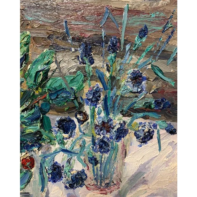 Georgij Moroz, Sour Cherries and Flowers, Oil, 2006 For Sale - Image 3 of 6