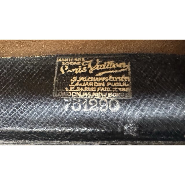 Brown Antique Louis Vuitton 1920s Deluxe Vanity Case Leather Travel Box Mirror Bottles For Sale - Image 8 of 16