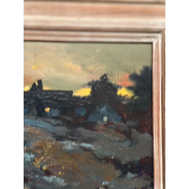 Arne Aspelin, Atmospheric Landscape, 1950s, Oil on Panel, Framed For Sale - Image 6 of 15