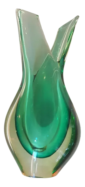 Summerso Murano Vase attributed to Flavio Poli, 1950s