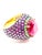 Bochic "Orient" Vintage Ruby, Emerald & Sapphire Ring Set 18K Gold & Silver For Sale - Image 11 of 18