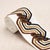 Contemporary SAMPLE - Schumacher The Twist Embroidered Tape In Brown For Sale - Image 3 of 4