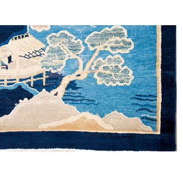 Early 20th Century Chinese Art Deco Chris Rug For Sale - Image 12 of 14